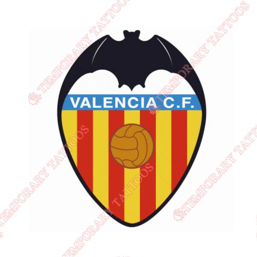 Valencia CF Customize Temporary Tattoos Stickers NO.8517